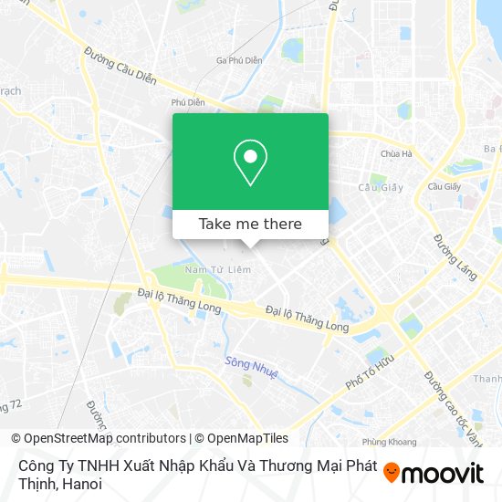 Công Ty TNHH Xuất Nhập Khẩu Và Thương Mại Phát Thịnh map