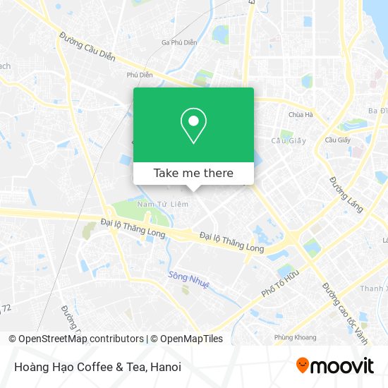 Hoàng Hạo Coffee & Tea map
