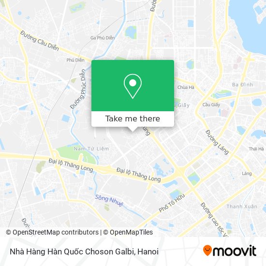 Nhà Hàng Hàn Quốc Choson Galbi map