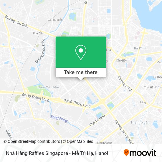 Nhà Hàng Raffles Singapore - Mễ Trì Hạ map