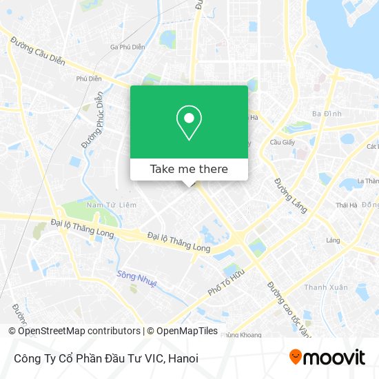 Công Ty Cổ Phần Đầu Tư VIC map