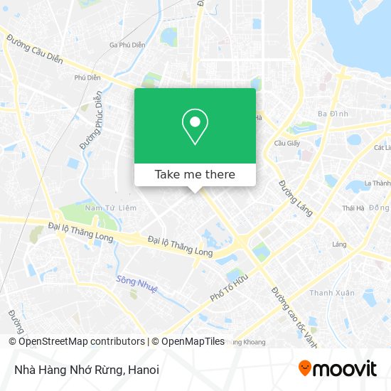 Nhà Hàng Nhớ Rừng map