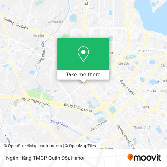 Ngân Hàng TMCP Quân Đội map