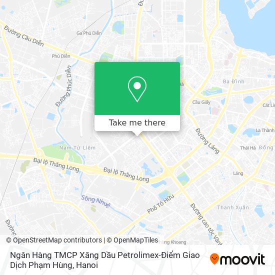Ngân Hàng TMCP Xăng Dầu Petrolimex-Điểm Giao Dịch Phạm Hùng map