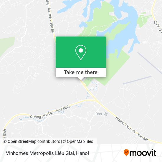 Vinhomes Metropolis Liễu Giai map