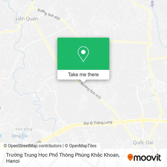 Trường Trung Học Phổ Thông Phùng Khắc Khoan map