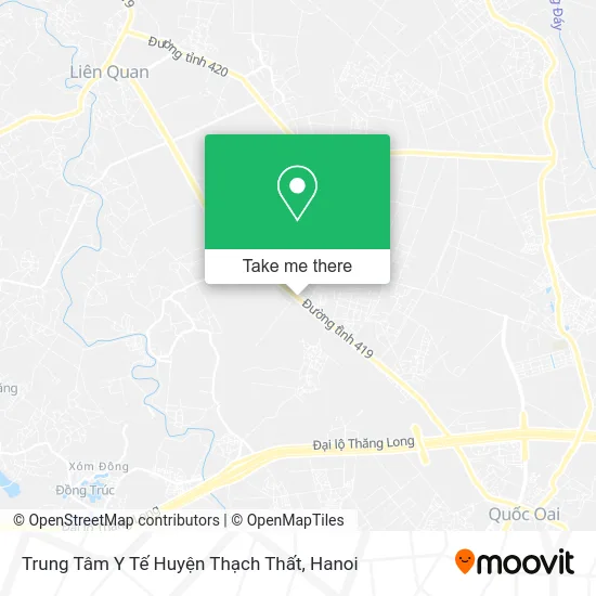 Trung Tâm Y Tế Huyện Thạch Thất map