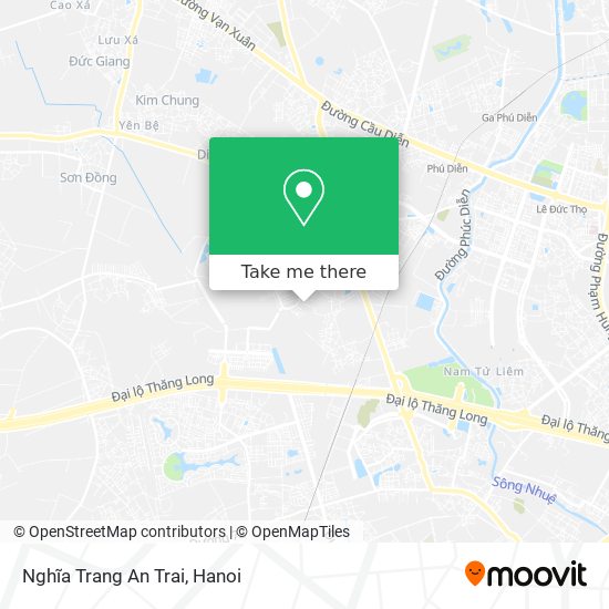 Nghĩa Trang An Trai map