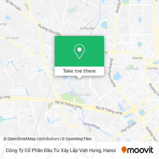 Công Ty Cổ Phần Đầu Tư Xây Lắp Việt Hưng map