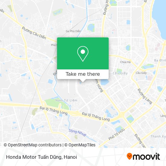 Honda Motor Tuấn Dũng map