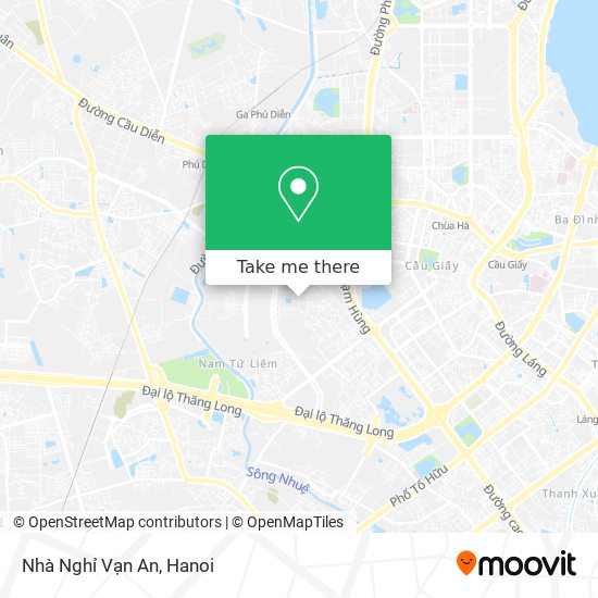 Nhà Nghỉ Vạn An map