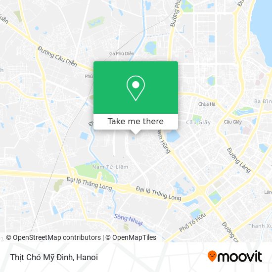 Thịt Chó Mỹ Đình map