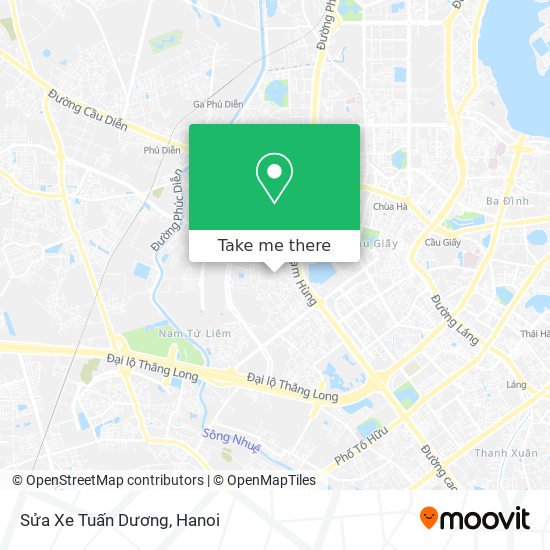 Sửa Xe Tuấn Dương map
