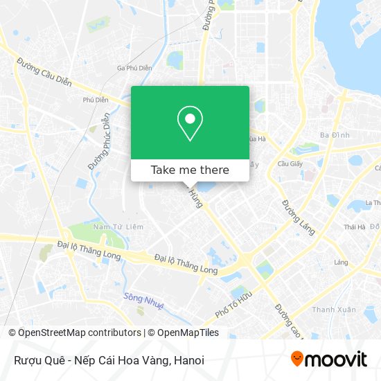 Rượu Quê - Nếp Cái Hoa Vàng map