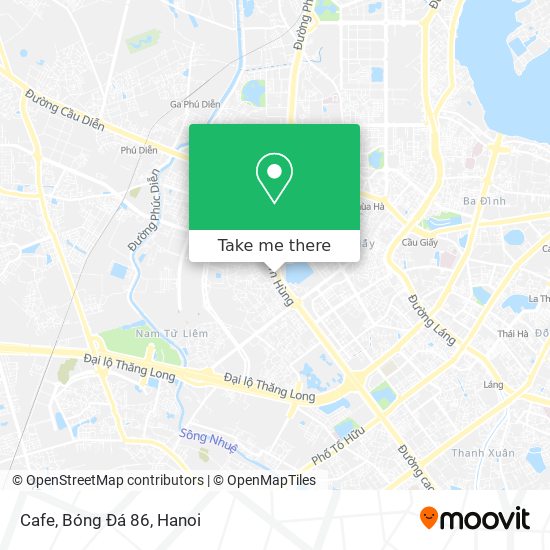 Cafe, Bóng Đá 86 map