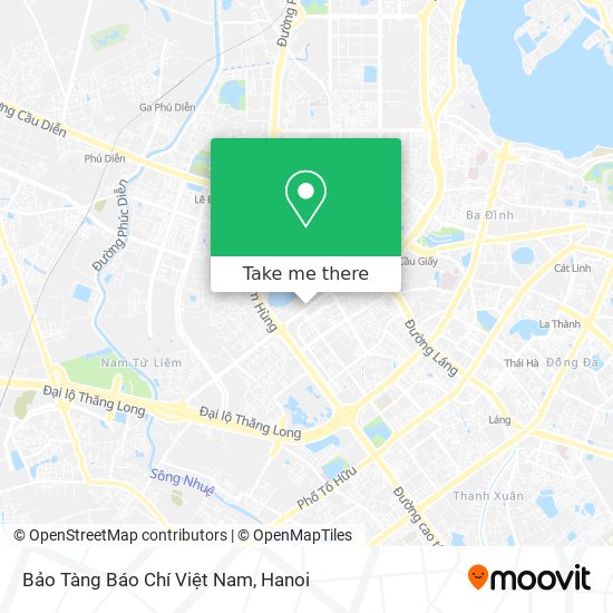 Bảo Tàng Báo Chí Việt Nam map