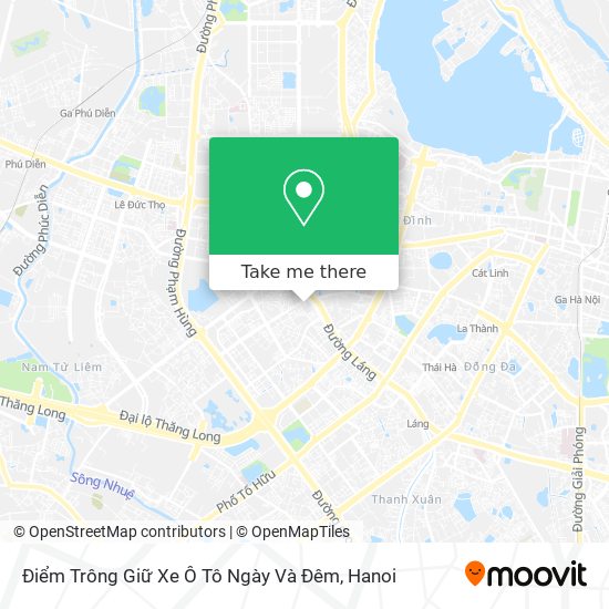 Điểm Trông Giữ Xe Ô Tô Ngày Và Đêm map