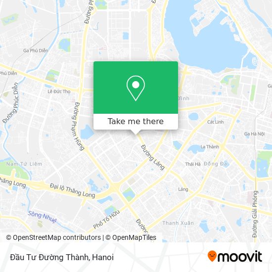 Đầu Tư Đường Thành map