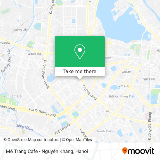 Mê Trang Cafe - Nguyễn Khang map