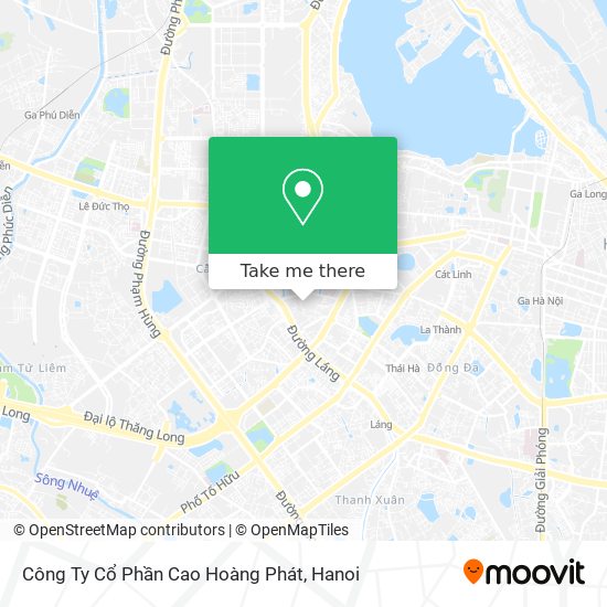 Công Ty Cổ Phần Cao Hoàng Phát map