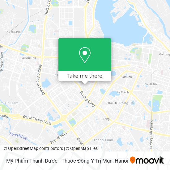 Mỹ Phẩm Thanh Dược - Thuốc Đông Y Trị Mụn map