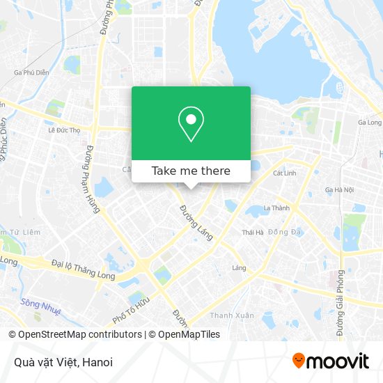 Quà vặt Việt map