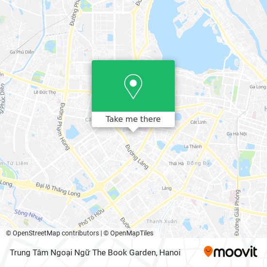 Trung Tâm Ngoại Ngữ The Book Garden map