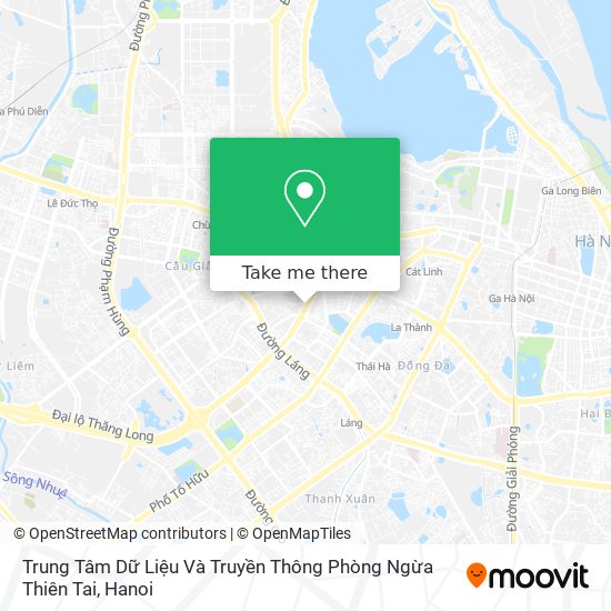 Trung Tâm Dữ Liệu Và Truyền Thông Phòng Ngừa Thiên Tai map