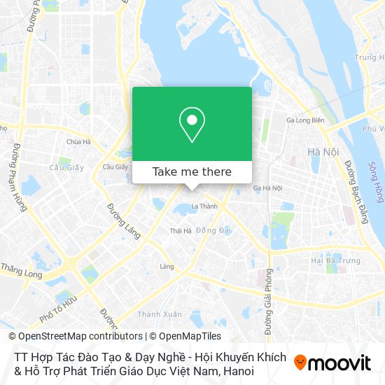 TT Hợp Tác Đào Tạo & Dạy Nghề - Hội Khuyến Khích & Hỗ Trợ Phát Triển Giáo Dục Việt Nam map