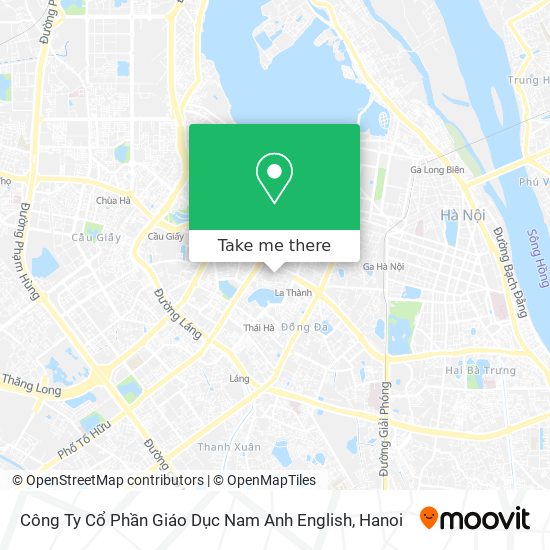 Công Ty Cổ Phần Giáo Dục Nam Anh English map