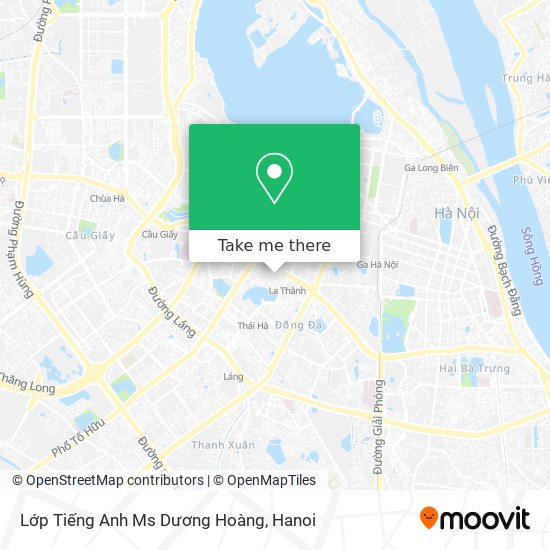 Lớp Tiếng Anh Ms Dương Hoàng map