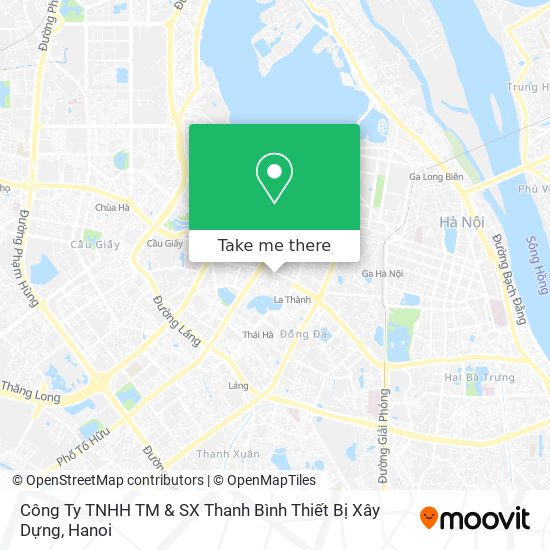 Công Ty TNHH TM & SX Thanh Bình Thiết Bị Xây Dựng map