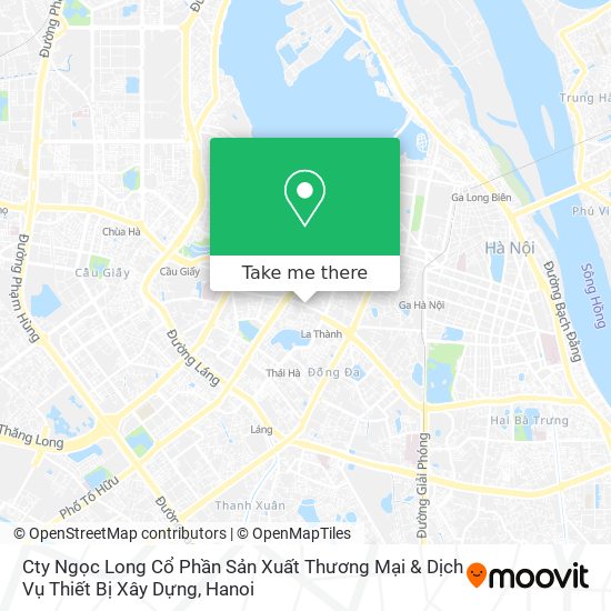 Cty Ngọc Long Cổ Phần Sản Xuất Thương Mại & Dịch Vụ Thiết Bị Xây Dựng map