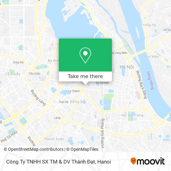 Công Ty TNHH SX TM & DV Thành Đạt map