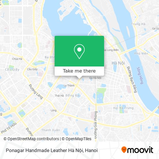 Ponagar Handmade Leather Hà Nội map