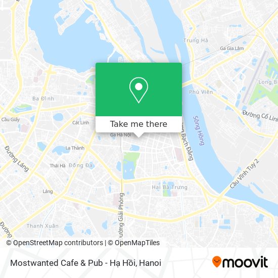 Mostwanted Cafe & Pub - Hạ Hồi map