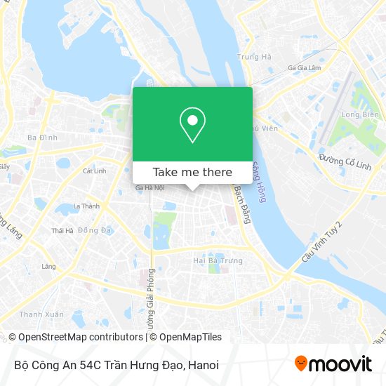 Bộ Công An 54C Trần Hưng Đạo map