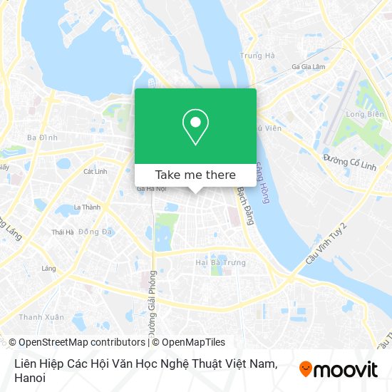 Liên Hiệp Các Hội Văn Học Nghệ Thuật Việt Nam map