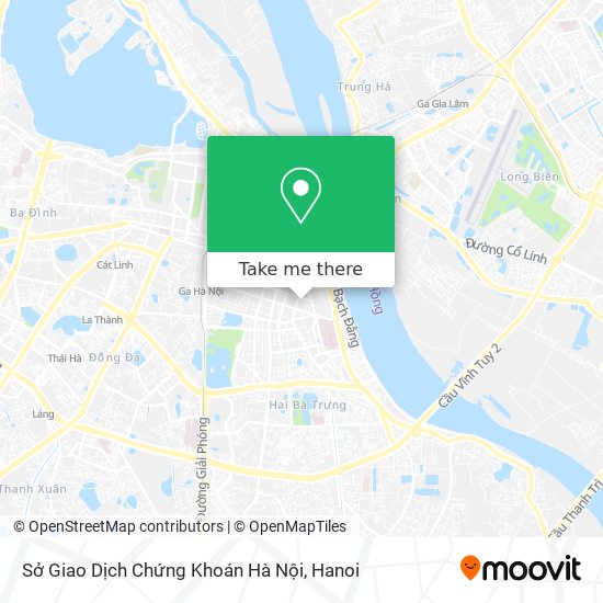 Sở Giao Dịch Chứng Khoán Hà Nội map