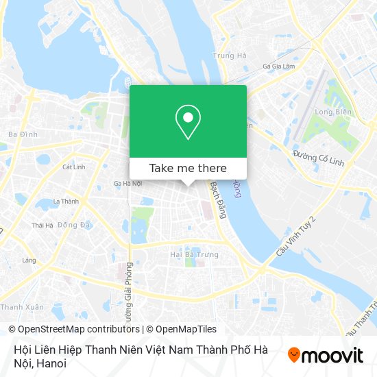 Hội Liên Hiệp Thanh Niên Việt Nam Thành Phố Hà Nội map