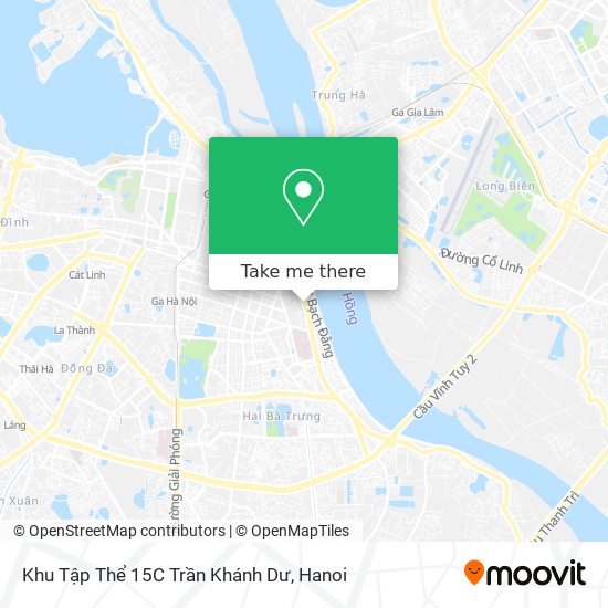 Khu Tập Thể 15C Trần Khánh Dư map
