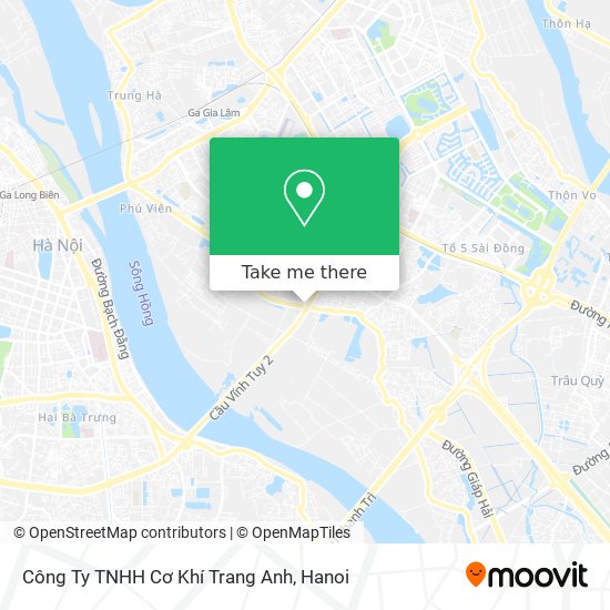 Công Ty TNHH Cơ Khí Trang Anh map