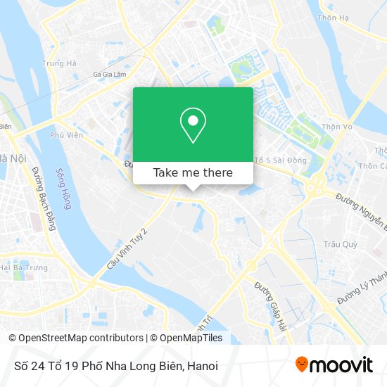 Số 24 Tổ 19 Phố Nha Long Biên map