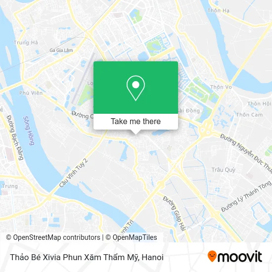 Thảo Bé Xivia Phun Xăm Thẩm Mỹ map