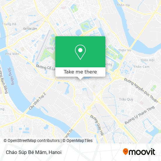 Cháo Súp Bé Măm map