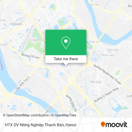 HTX DV Nông Nghiệp Thạch Bàn map