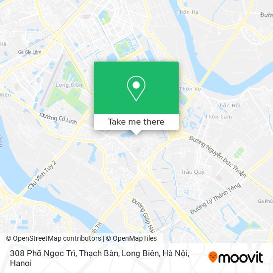 308 Phố Ngọc Trì, Thạch Bàn, Long Biên, Hà Nội map