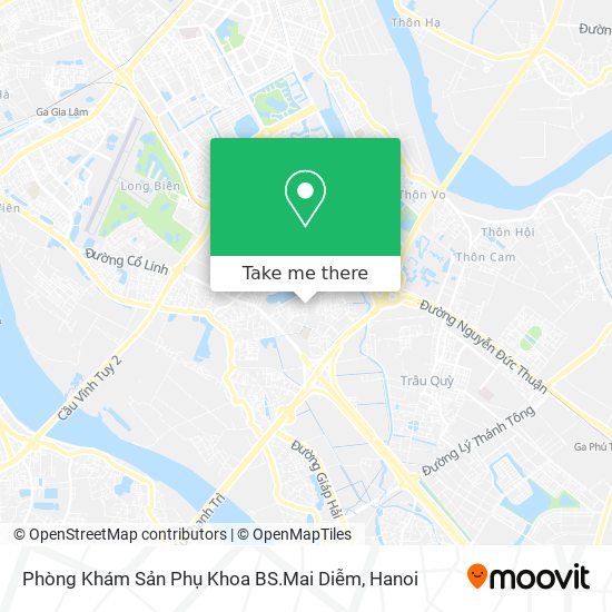 Phòng Khám Sản Phụ Khoa BS.Mai Diễm map