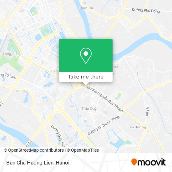 Bun Cha Huong Lien map