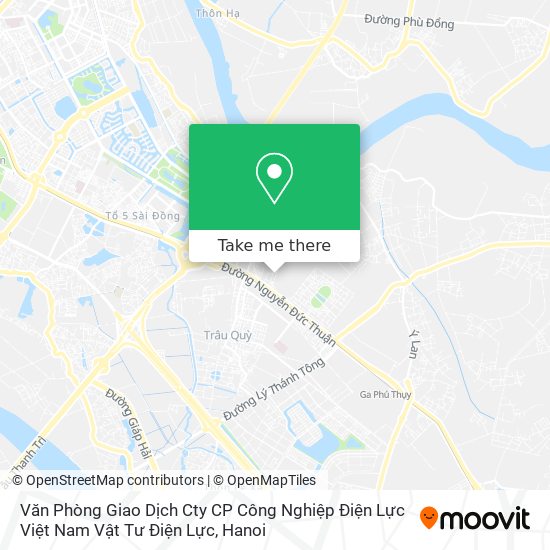 Văn Phòng Giao Dịch Cty CP Công Nghiệp Điện Lực Việt Nam Vật Tư Điện Lực map